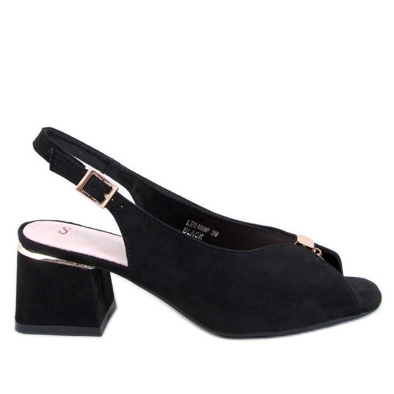 Seastar Vandell Sandalias tacón negro