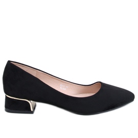 Zapatos de tacón bajo Marani negros