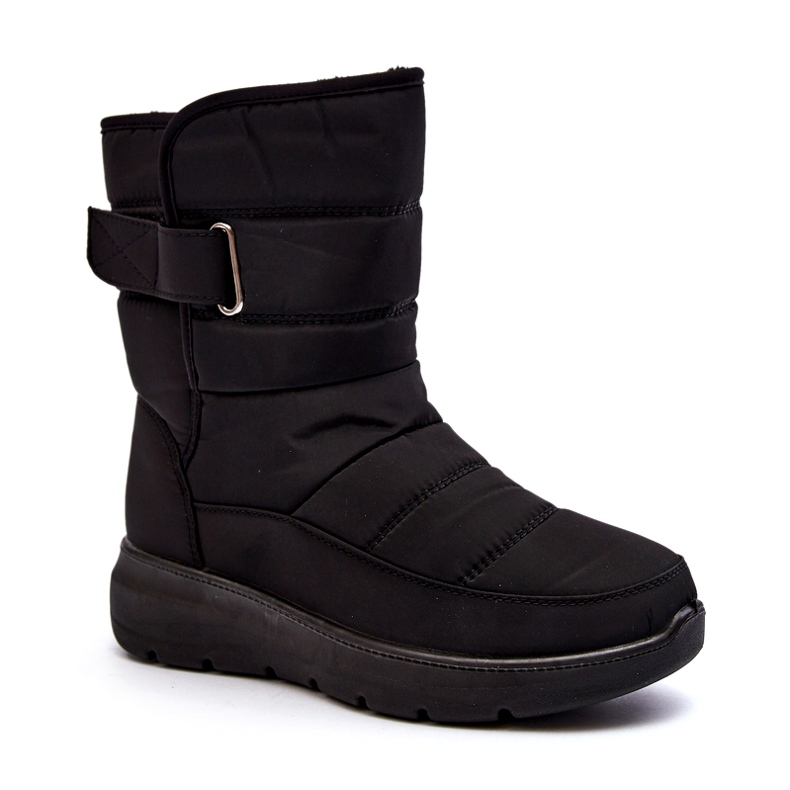 J. Star Botas de nieve con aislamiento de velcro para mujer Black Jawora negro J. Star Botas de nieve con aislamiento de velcro para mujer Black Jawora negro