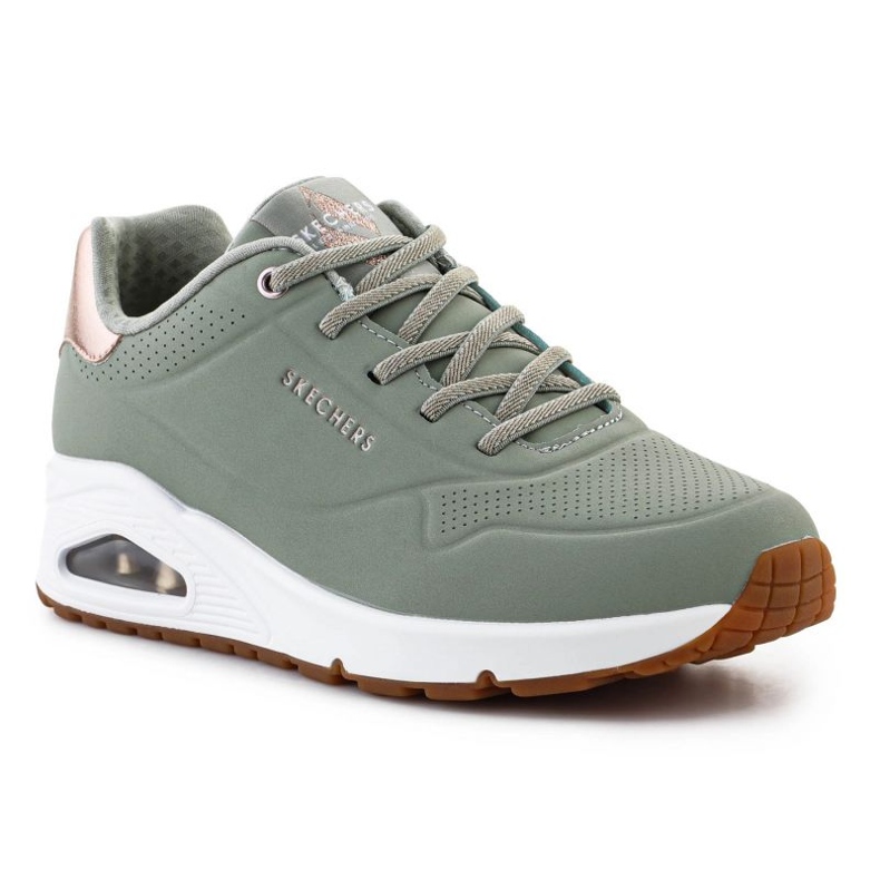 Zapatos Skechers Uno Shimmer Away W 155196 SAGE verde