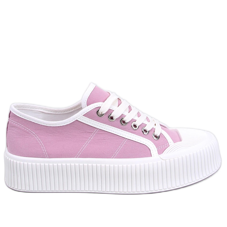 Deportivas de mujer Dors Purple con plataforma violeta Deportivas de mujer Dors Purple con plataforma violeta