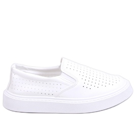 Towns White zapatillas slip-on caladas blanco