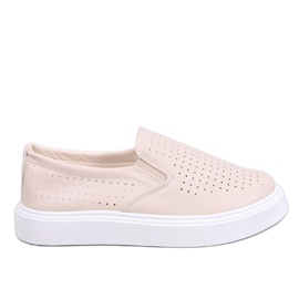 Towns Zapatillas slip-on beige caladas