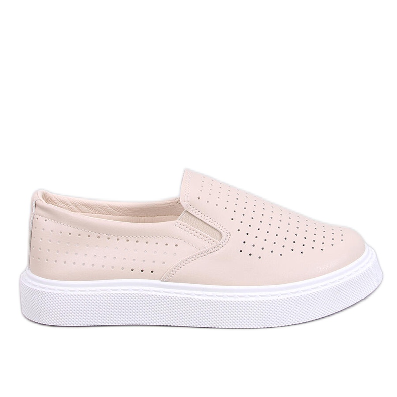 Towns Zapatillas slip-on beige caladas