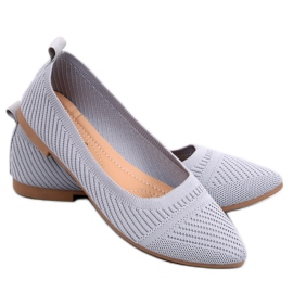 Bailarinas tejidas Kayla Grey gris
