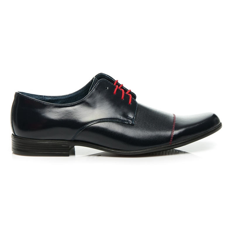 Lucca Zapatos de cuero elegantes gris azul