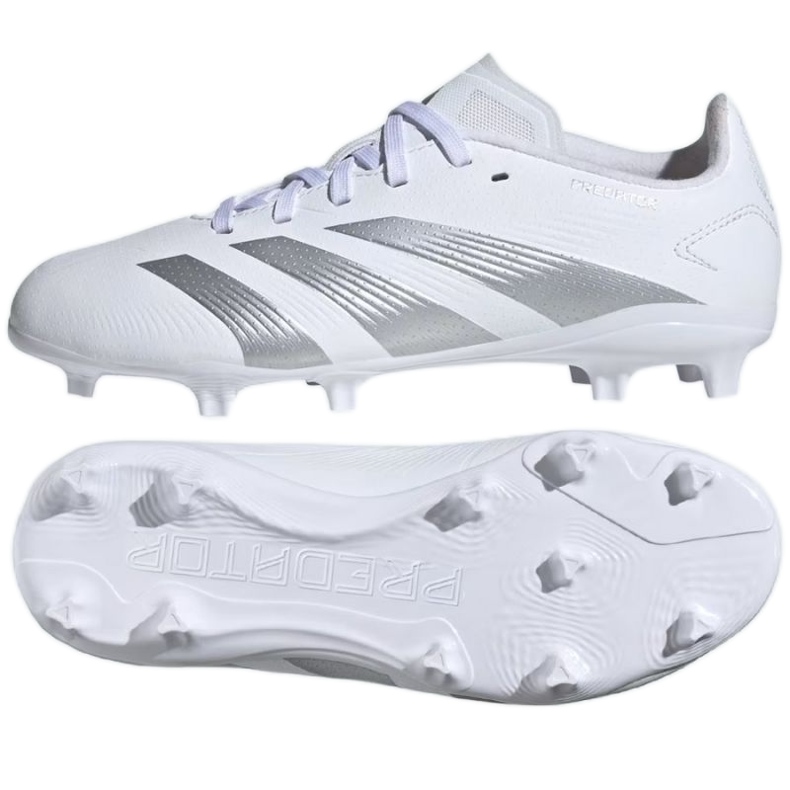 Botas de fútbol adidas Predator League L Jr Fg IG7749 blanco