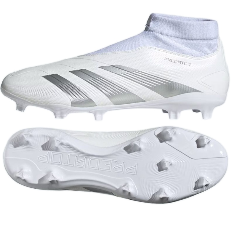 Botas de fútbol adidas Predator League Ll Fg M IG7767 blanco Botas de fútbol adidas Predator League Ll Fg M IG7767 blanco