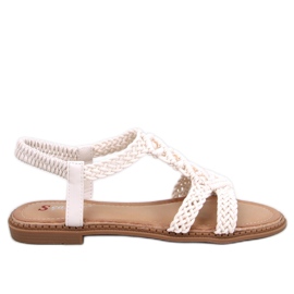 Ashes Sandalias boho tiras beige