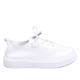 Zinder Zapatillas blancas caladas blanco