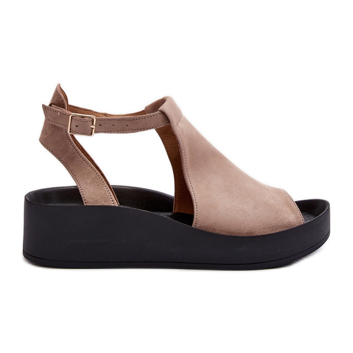Zazoo 2914 Sandalias Mujer Ante Beige