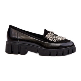 Mocasines mujer charol Laura Messi 2785 Negro
