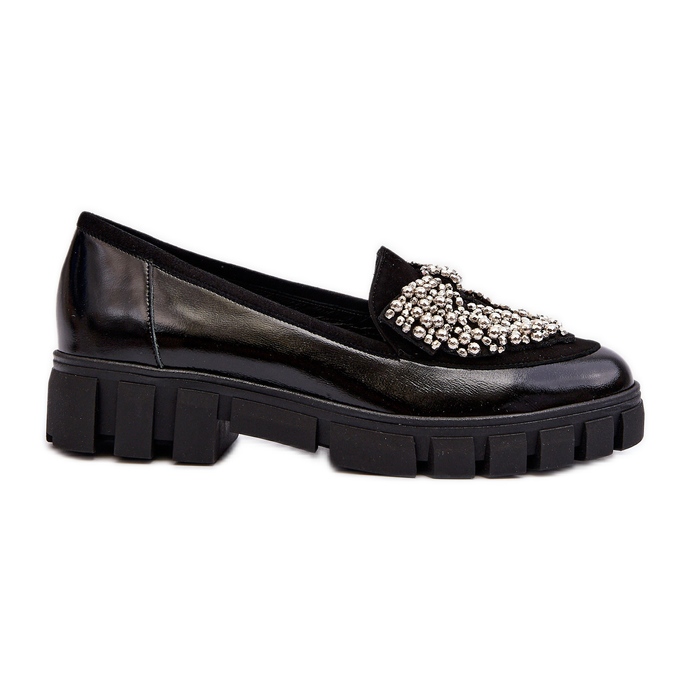 Mocasines mujer charol Laura Messi 2785 Negro