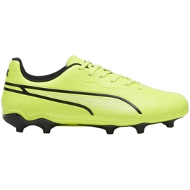 Zapatillas de fútbol Puma King Match FG/AG Jr 107573 04 verde