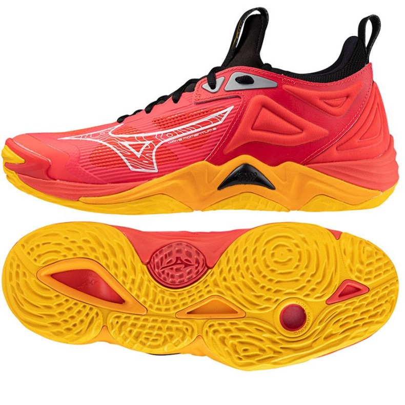 Zapatillas voleibol Mizuno Wave Momentum 3 M V1GA231204 rojo Zapatillas voleibol Mizuno Wave Momentum 3 M V1GA231204 rojo
