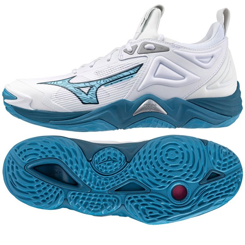 Zapatillas voleibol Mizuno Wave Momentum 3 M V1GA231221 blanco