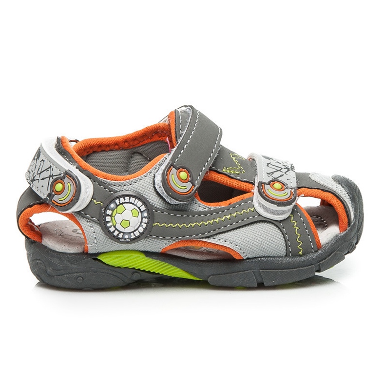 Apawwa Sandalias de futbol gris