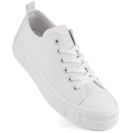 Deportivas mujer plataforma blancas Big Star NN274853 blanco