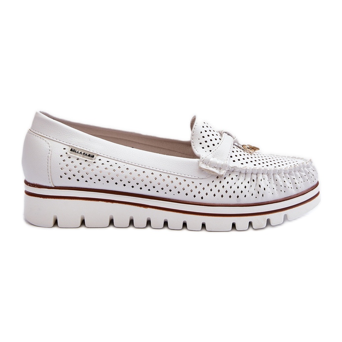 Mocasines Calados Mujer Twista Blanco