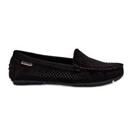 Mocasines Calados Mujer Negro Rasirna