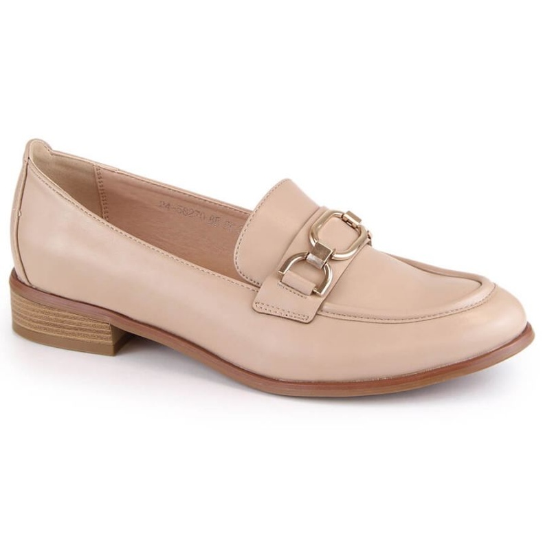 Mocasines con cadena Vinceza W JAN266 beige