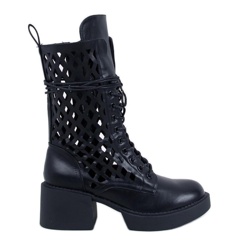 Botines Vines Nero calados negro Botines Vines Nero calados negro