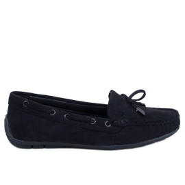 Mocasines Wards de ante negro