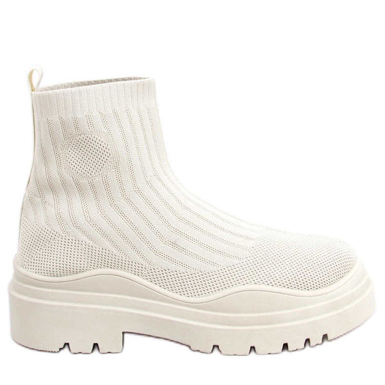 Calcetines altos tobilleros Silva Beige