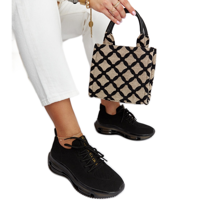 Zapatillas negras con plataforma Goe JJ2N4080 negro Zapatillas negras con plataforma Goe JJ2N4080 negro