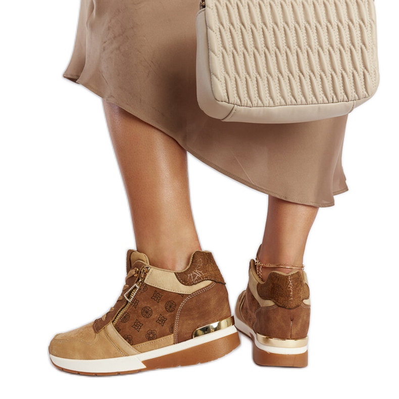 Zapatillas cuña Knoxville marrones marrón Zapatillas cuña Knoxville marrones marrón