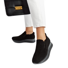 Zapatillas con plataforma Cliffside en negro