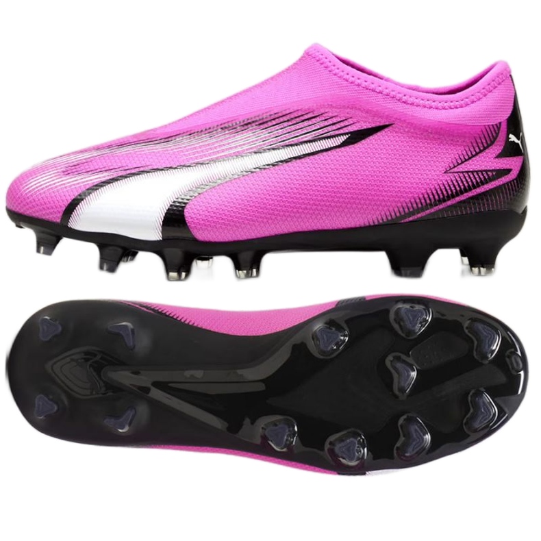 Zapatillas Puma Ultra Match Ll FG/AG Jr 107770 01 rosado