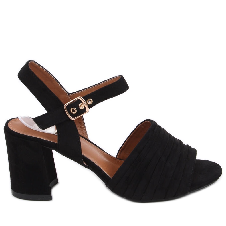 Sandalias negras de tacón Marika negro