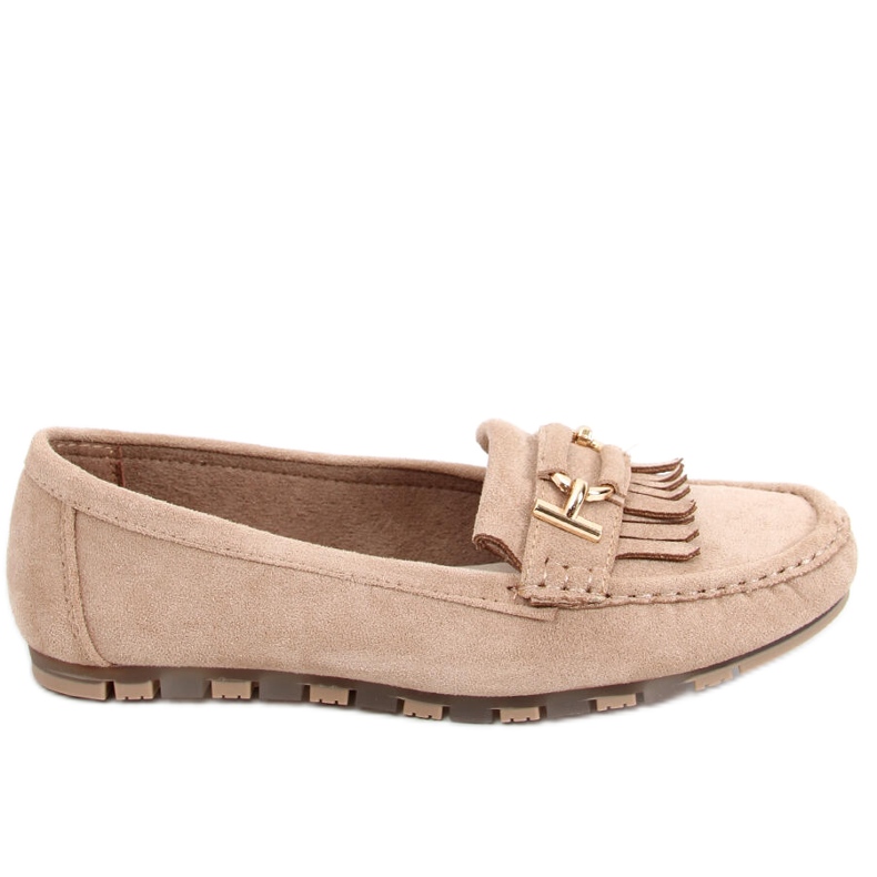 Mocasines mujer Leif Khaki beige