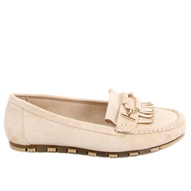 Mocasines mujer Leif Beige