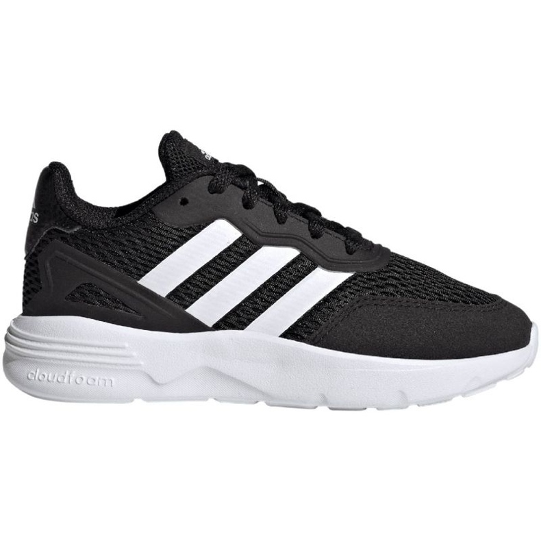 Zapatillas Adidas Nebzed Lifestyle Lace Running Jr HQ6144 negro