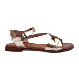 Zazoo 40182 Sandalias Mujer Piel Dorado