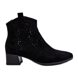 Vinceza Botas Caladas Mujer Negro Madalina