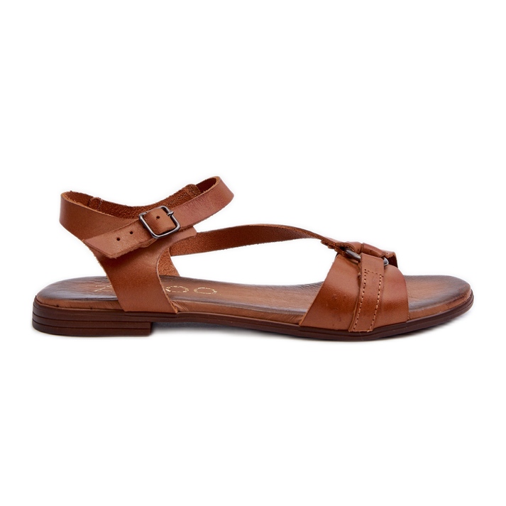 Zazoo 40182 Sandalias Mujer Piel, Marrón