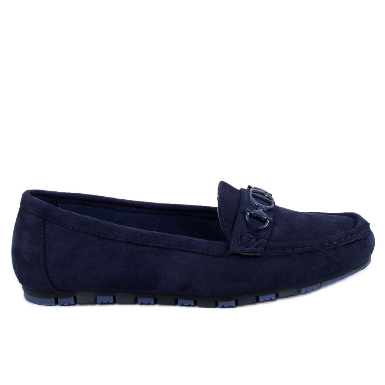 Mocasines mujer Trabei Navy de ante azul