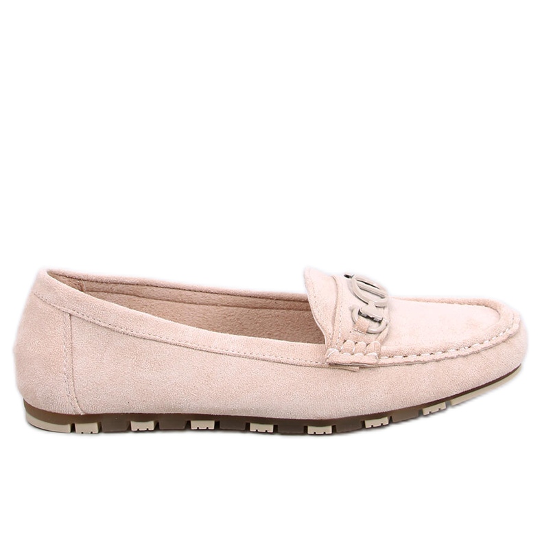 Mocasines mujer Trabei de ante Beige