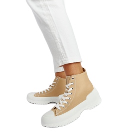 Zapatillas altas beige de Ronchis
