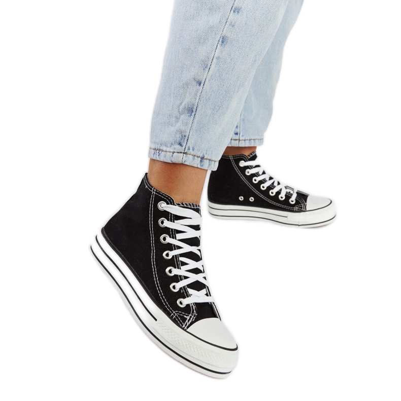 Zapatillas altas Puglia negras negro