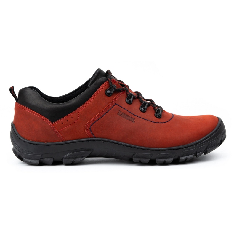 Kampol Zapatillas trekking hombre 36 rojo