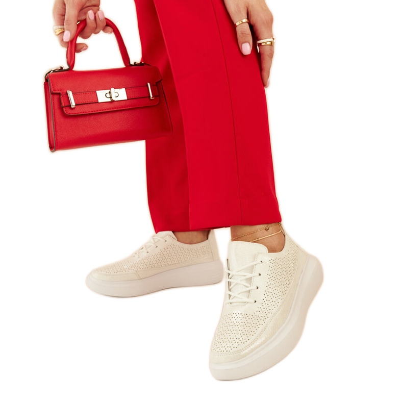 Zapatillas Lori plateadas con plataforma