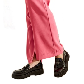 Mocasines Teri charol negro Mocasines Teri charol negro