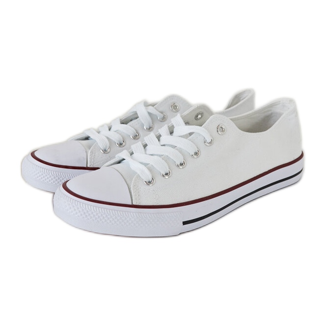 Zapatillas Roope de hombre blancas. blanco