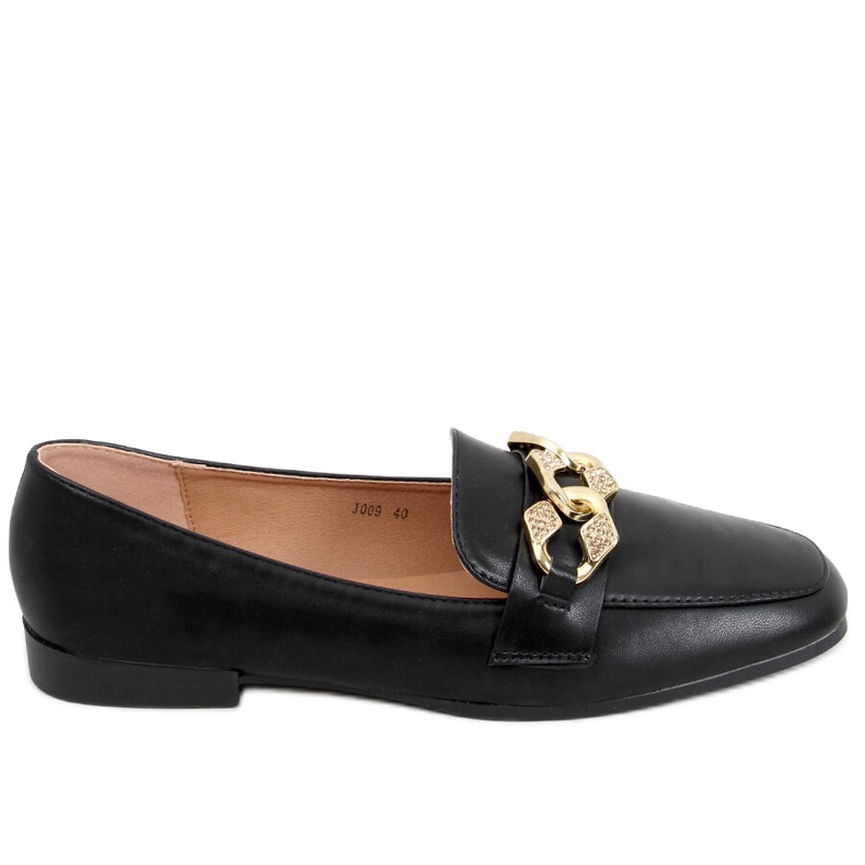 Mocasines mujer Negro Malva