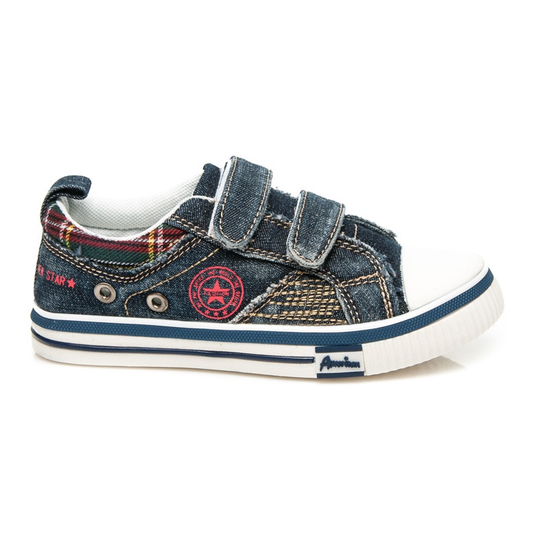 American Club Zapatillas vaqueras para niño azul