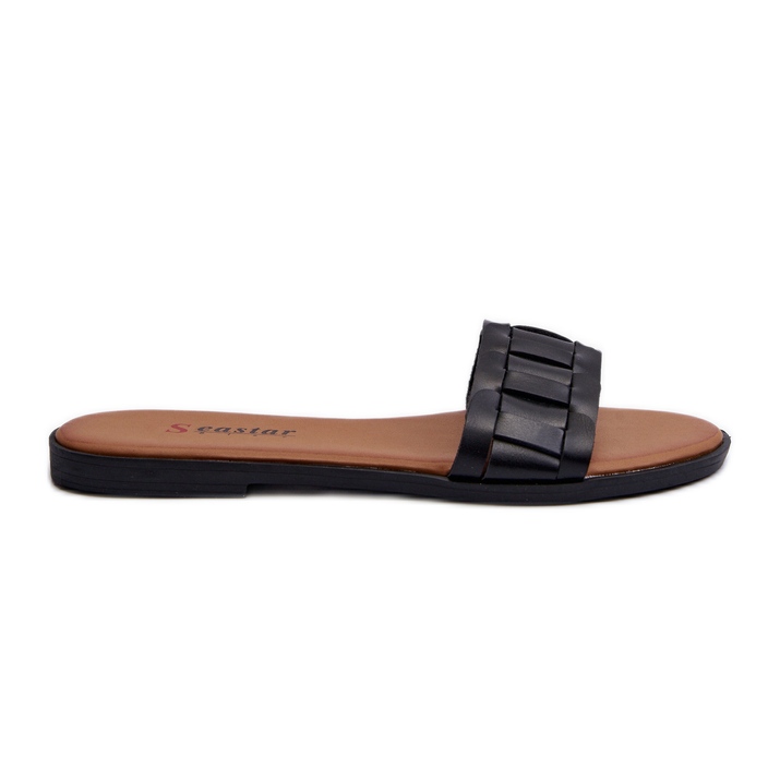 Chanclas Planas Clásicas Mujer Negro Namrita
